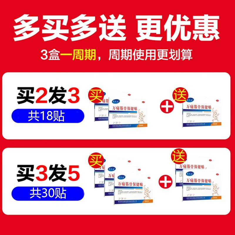 梨状肌综合症贴屁股疼腰椎压迫神经坐骨疼痛大小腿疼麻木镇痛活血
