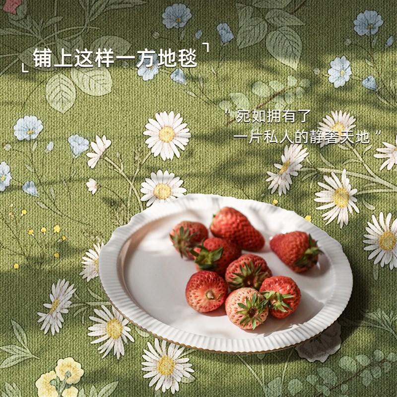 复古风地毯客厅2025新款卧室圆形免洗可擦防水家用床边毯茶几地垫
