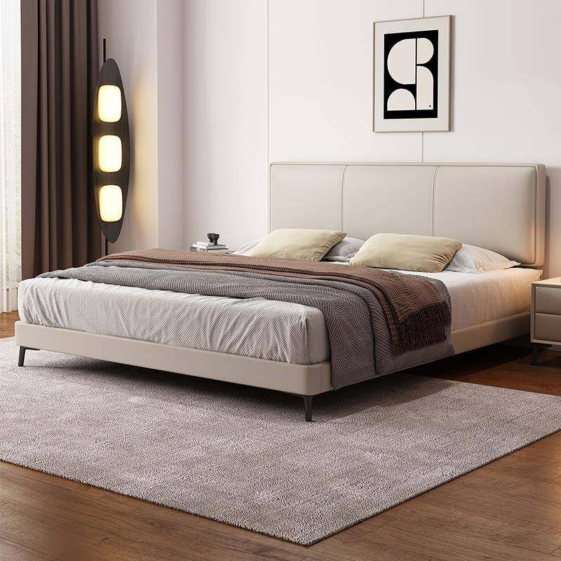 东方心超薄床头床主次卧室真皮家用1米5现代简约小户型1米8双人床