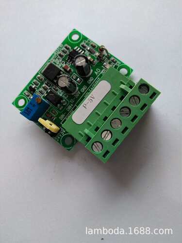 P-5V3.3V5V24VPWM转电压0-5V数字量转模拟量PLC