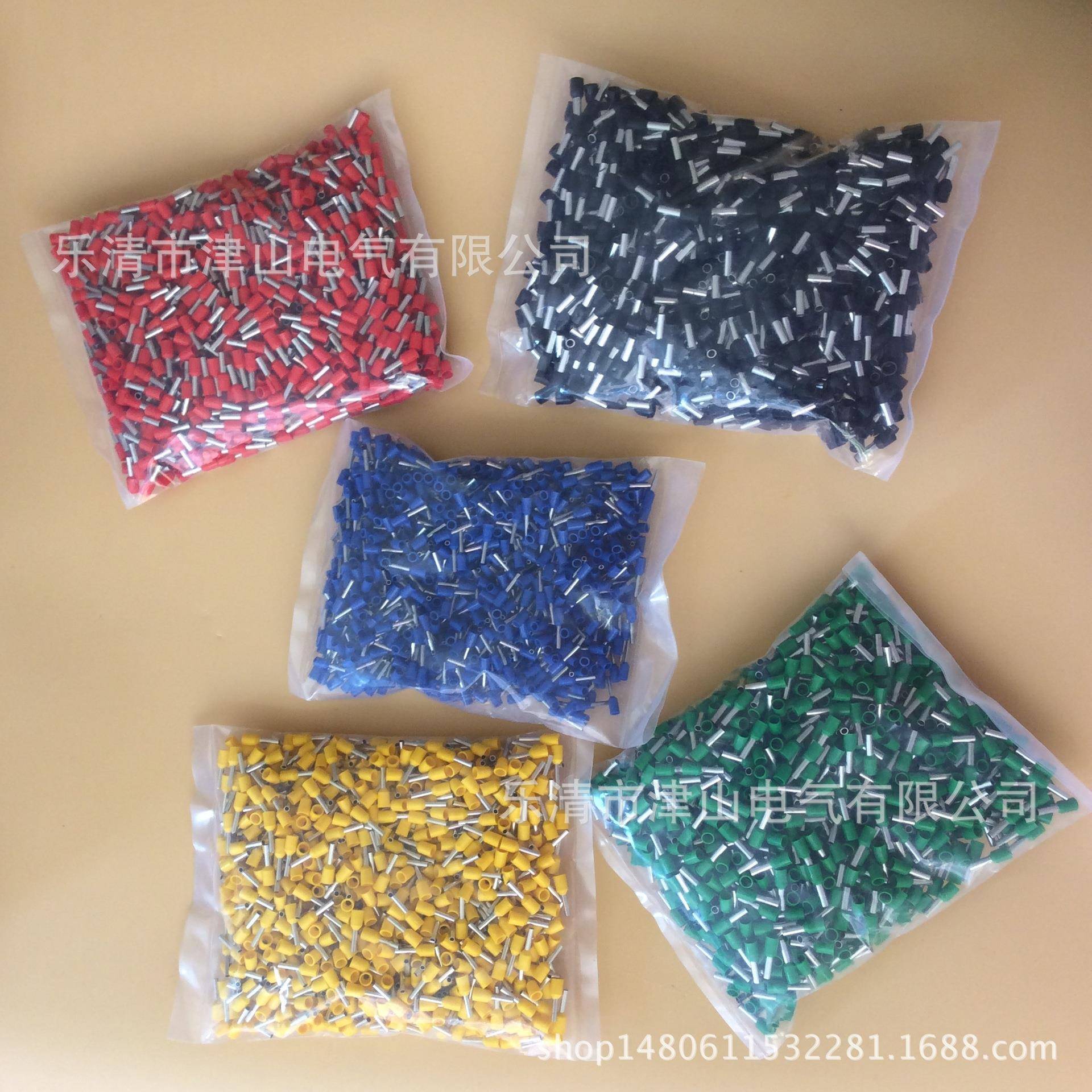 VE25-1622管型预绝缘欧式端子接线端子E型圆形管鼻子