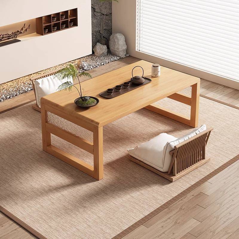 飘窗桌子小茶几家用楠竹炕桌榻榻米桌卧室简约床上学习矮桌窗边几