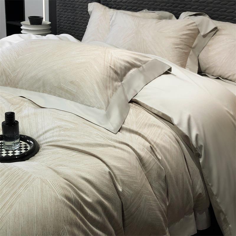 新品金太阳科技面料艾能棉四件套床单被套复古轻奢风床上用品套件