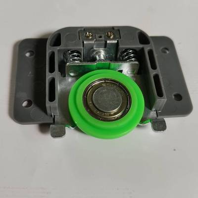 橱柜衣柜推拉移门导轨滑轮上下轨道滚轮折叠门凹槽趟门滚轮五金