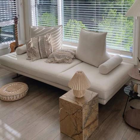 创意无靠背沙发简约现代小户型沙发床可移动布艺沙发书房卧室贵妃