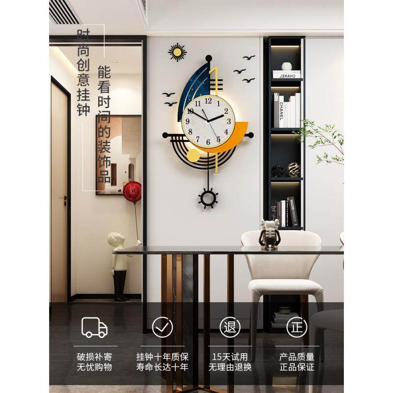 北欧钟表装饰挂钟客厅简约创意现代挂墙艺术时尚网红家用大气时钟