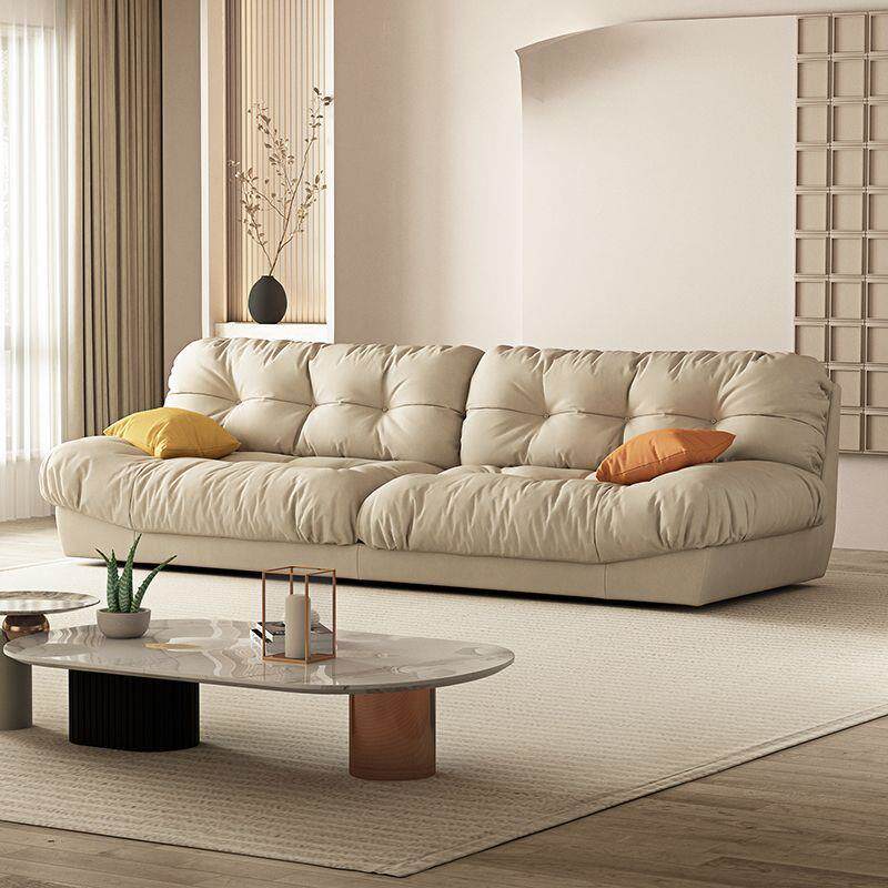 意式极简云朵科技布沙发客厅网红baxter三人位小户型家用现代简约