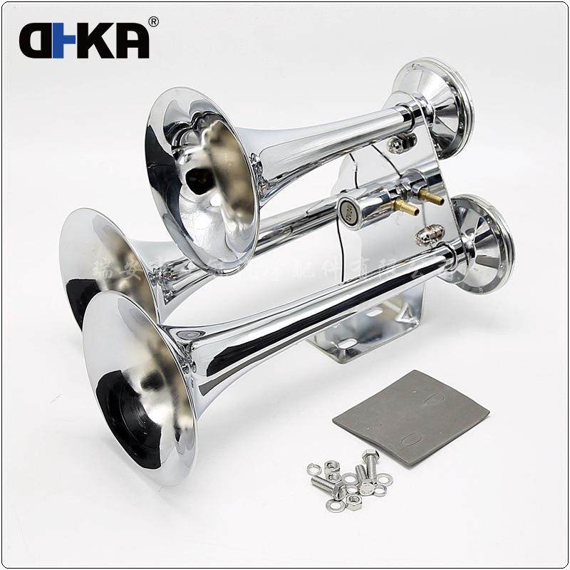 DHKA亚冠-AS095现货大三管气喇叭12V/24V卡车货车轮船用145dB