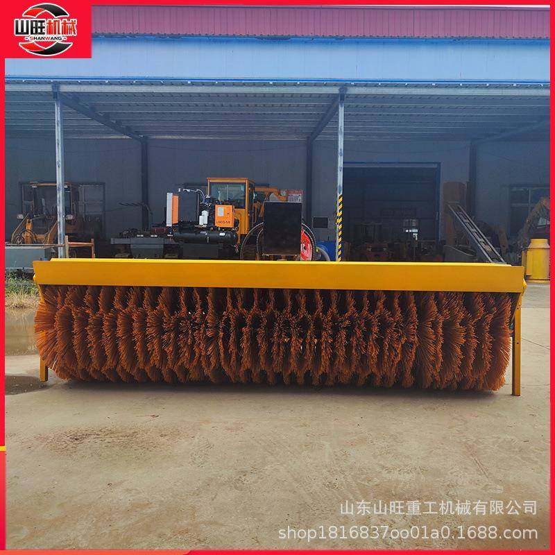 现货除雪滚刷大型机车室外道路铲车多功能抛雪机推雪板