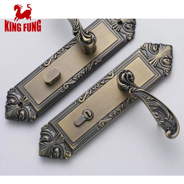 D9401AB欧式别墅门执手锁室内门锁房门锁双开实木门锁