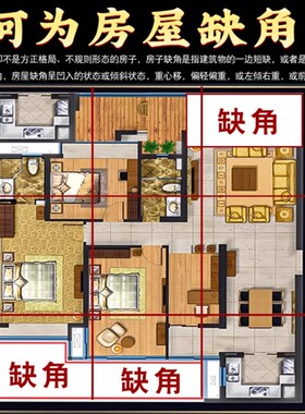 黄玉坤卦牌10到15厘米坤卦牌乾位艮巽坎离兑震卦补角牌房屋缺角