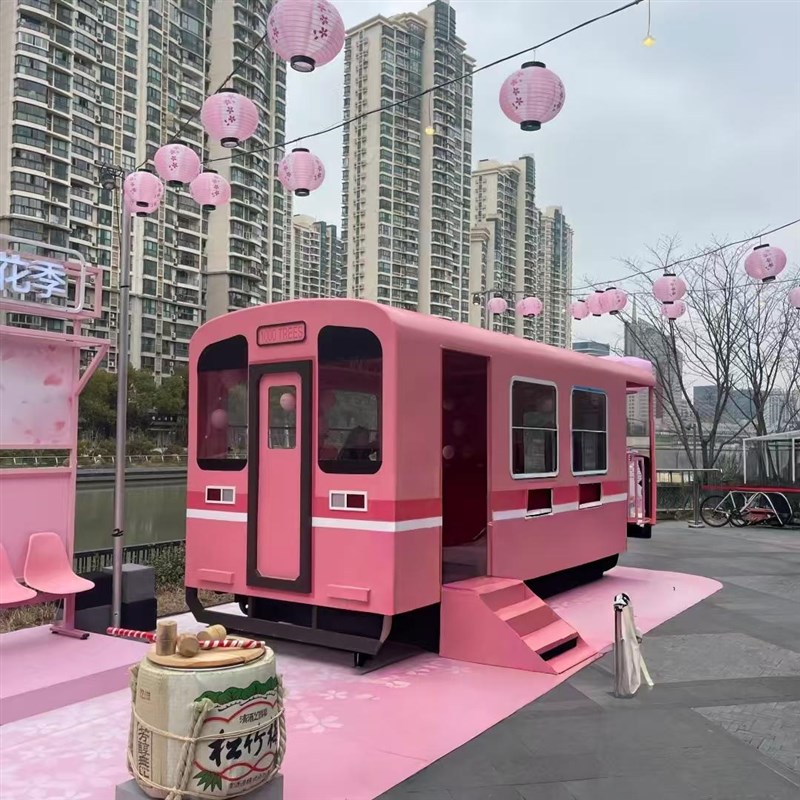 定制大型铁艺有轨电车模型影楼道具影视剧组用老爷车仿真汽车模型