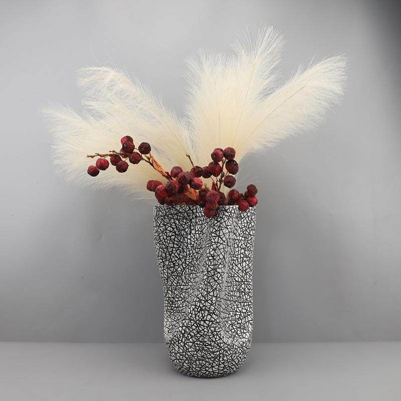 现代简约不规则刻纹插花花器摆件客厅餐厅茶几样板间家居软装花瓶,机械设备,其他机械设备,淘宝优惠券,粉丝福利购,淘宝优惠卷