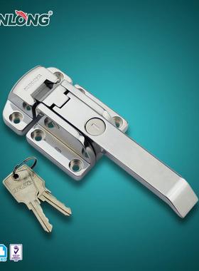 尚坤密闭箱体迫紧门把手SK1-093-3K锌合金压缩式手柄带锁芯杠杆锁