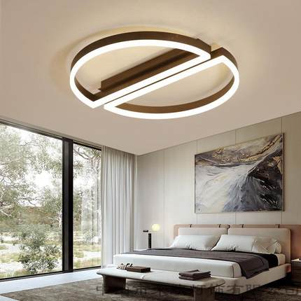 简约现代led吸顶灯卧室客厅吸顶圆形创意个性阳台书房吧台吸顶灯