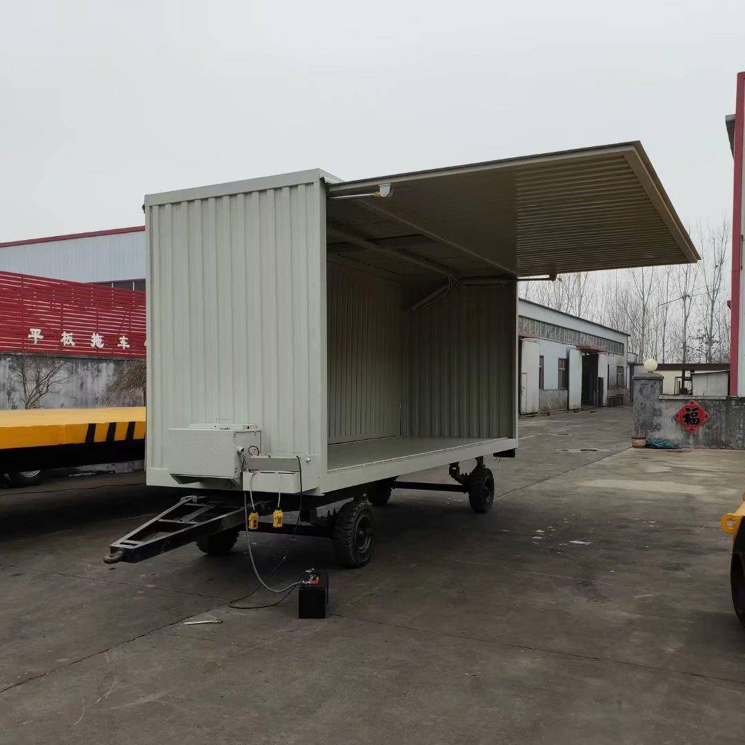 5吨飞翼式箱式拖车货源供应飞翼式拖车两侧飞翼全挂车厂家供应