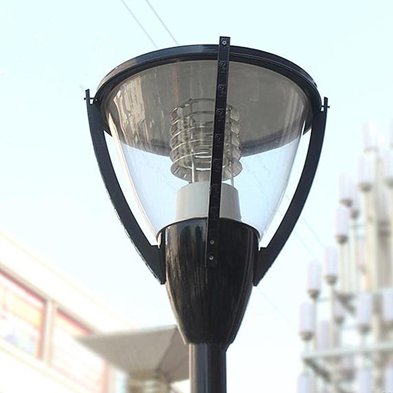 庭院灯具E27E40灯座大肚圆形庭院灯欧规美规LED路灯头