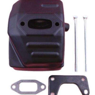 适用富世华Husqvarna394395395XP油锯消声器排气管muffler