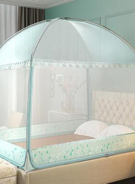 CB#蒙古包三开门家用免安装学生宿舍防摔1m1.2m1.35m1.5m2.2m蚊帐