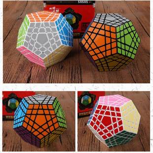 圣手高阶五魔方实色四五六七阶十一阶五魔方十二面体异形魔方玩具