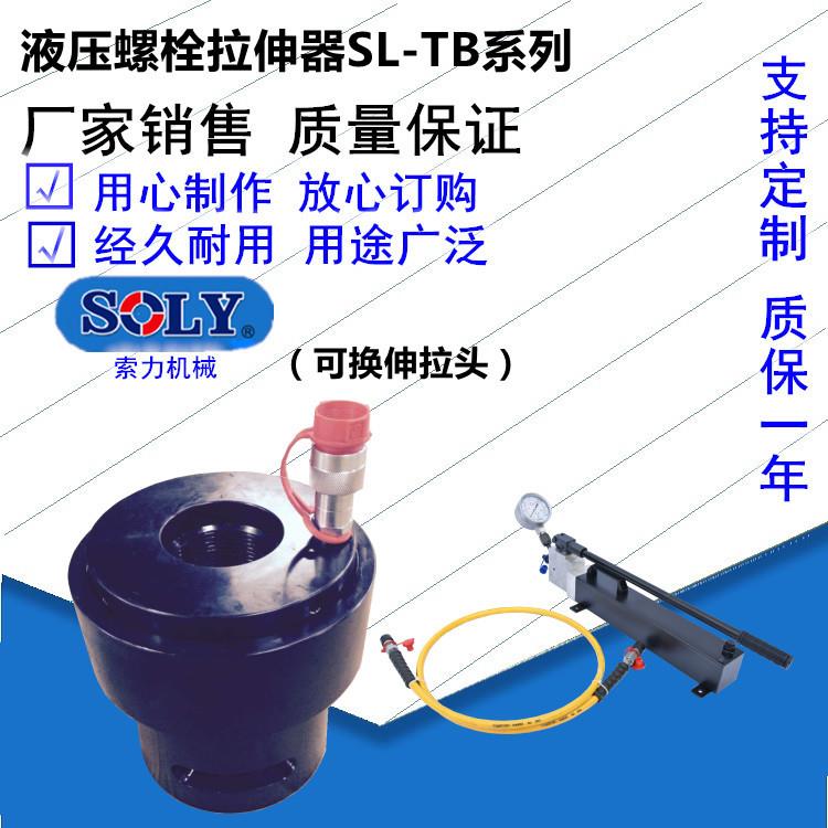 索力机械定量生产超高压液压螺栓拉伸器70-150MPa工具可手电动泵