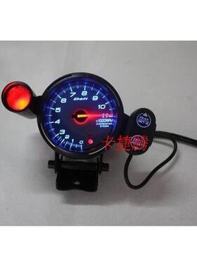 DEFIBF款式80mm多功能转速表改装赛车仪表蓝色LED灯光超转灯