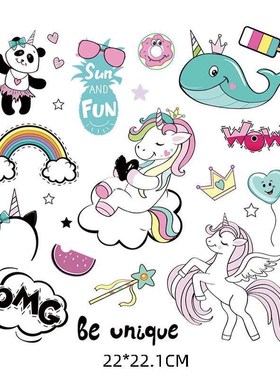 Cartoon Animal Stamping Pattern Clothes Heat Transfer Stampi