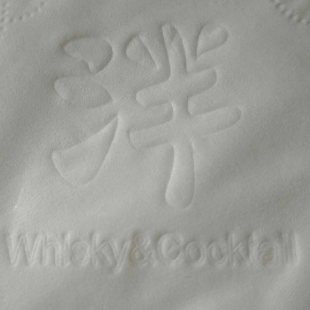 钢印压纹标正方形包餐巾纸手帕纸logo10餐饮双层定做厚0广告纸巾