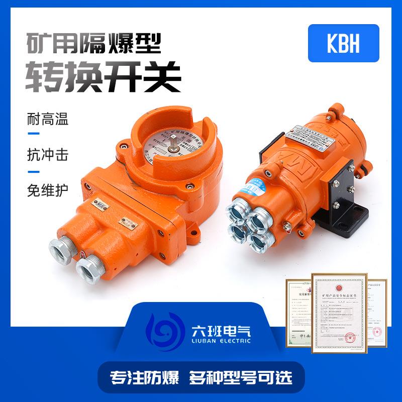 矿用隔爆型KBH-10转换开关铸钢材质防爆检修行程开关防爆旋钮开关