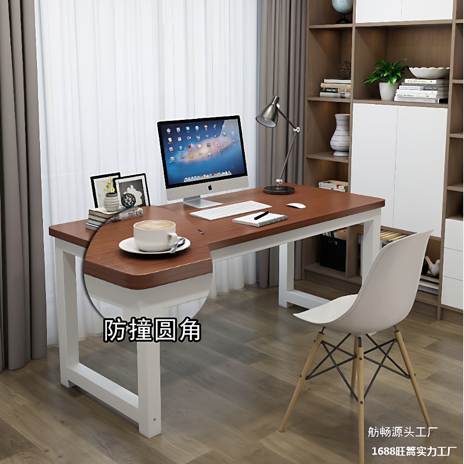 电脑桌简易墙角桌子课桌直播办公吧台写字桌书台木制出租房极窄