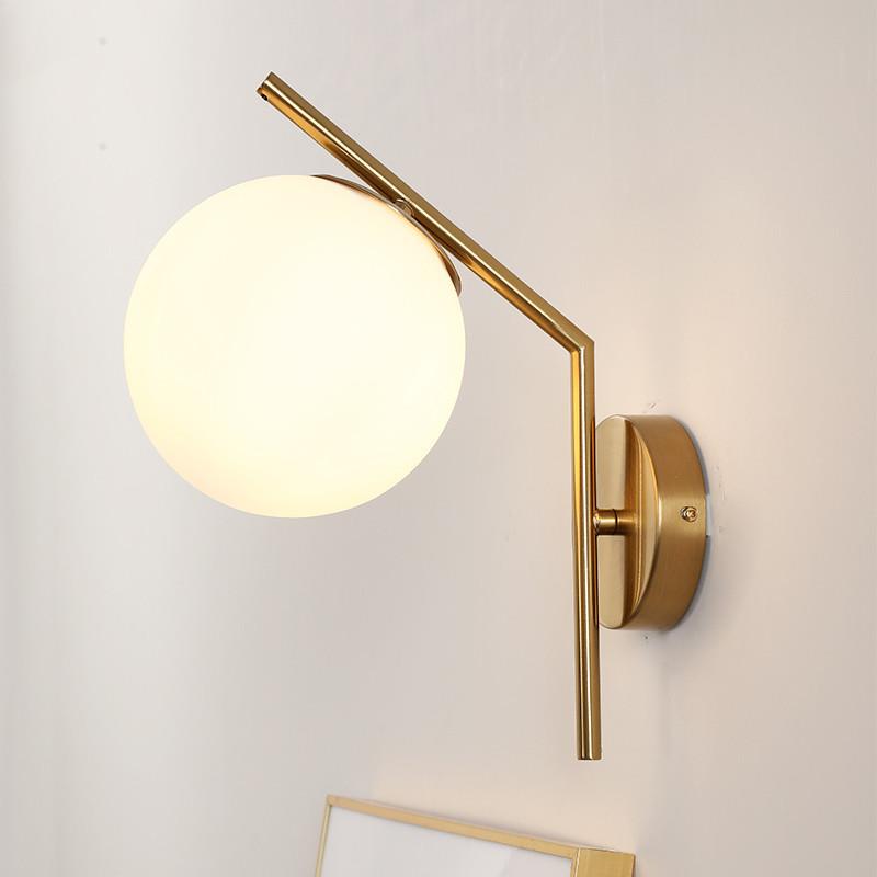 现代简约艺术创意个性楼梯阳台卫生间卧室书房时尚百搭玻璃墙壁灯