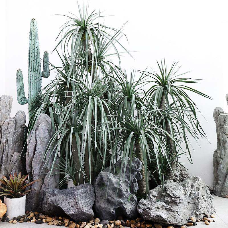 仿真龙血草热带沙生绿植大型仿生龙舌兰植物餐厅店铺橱窗造景盆栽