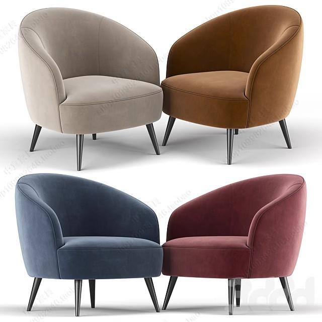 轻奢北欧单人沙发椅小户型现代简约客厅阳台休闲椅售楼处接待椅子