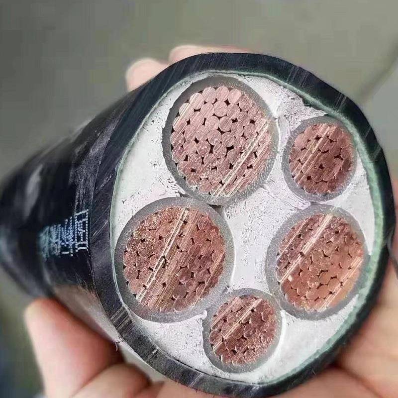 YJV电缆线5芯240方3+2铜芯电缆3*240+2*120三相电力电缆硬芯铜线