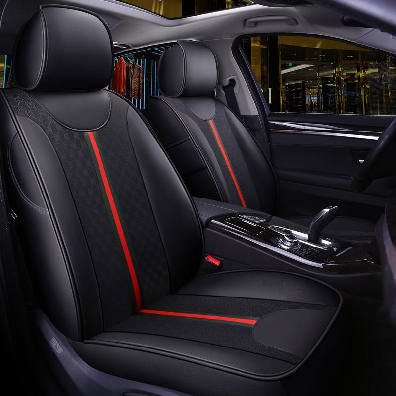 专车专用舒适一车一版简约皮麻座椅套全包围四季通用五座汽车坐垫