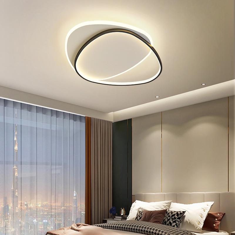 博泳卧室灯主卧2025年新款现代简约大气创意几何吸顶灯书房间灯