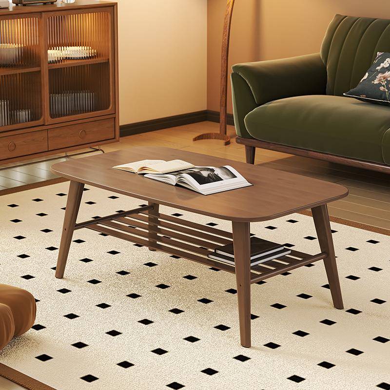 日式简约茶几客厅家用小户型茶桌北欧喝茶现代矮桌子楠竹木小茶几