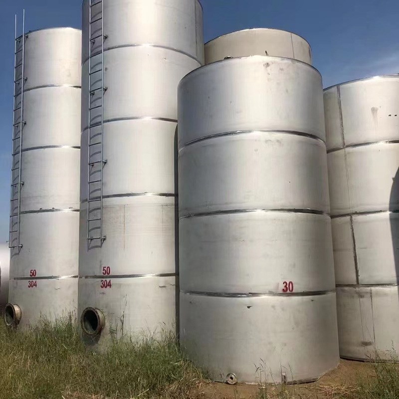 化工原料溶液立式储罐 工地大型污水处理密封式304不锈钢储罐