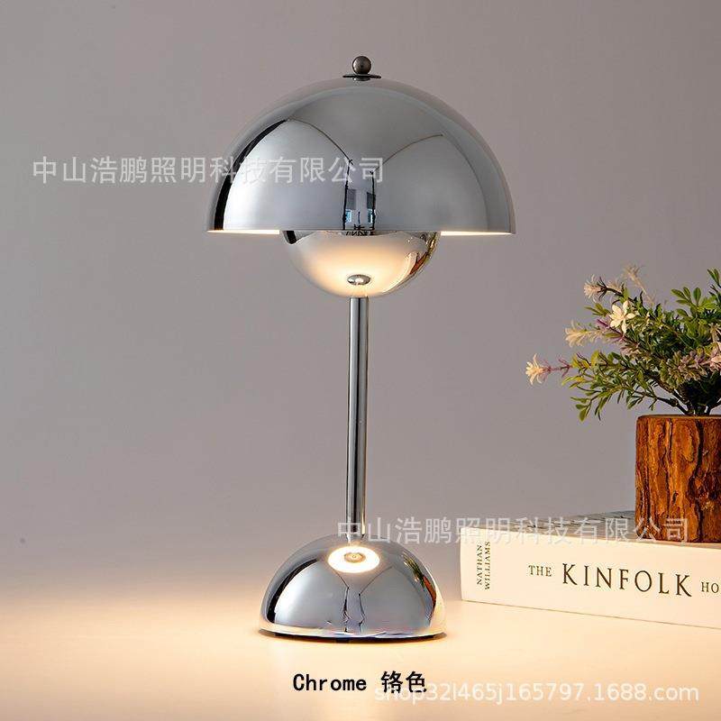 创意蘑菇花苞台灯电商热销触摸调光卧室客厅床头台灯