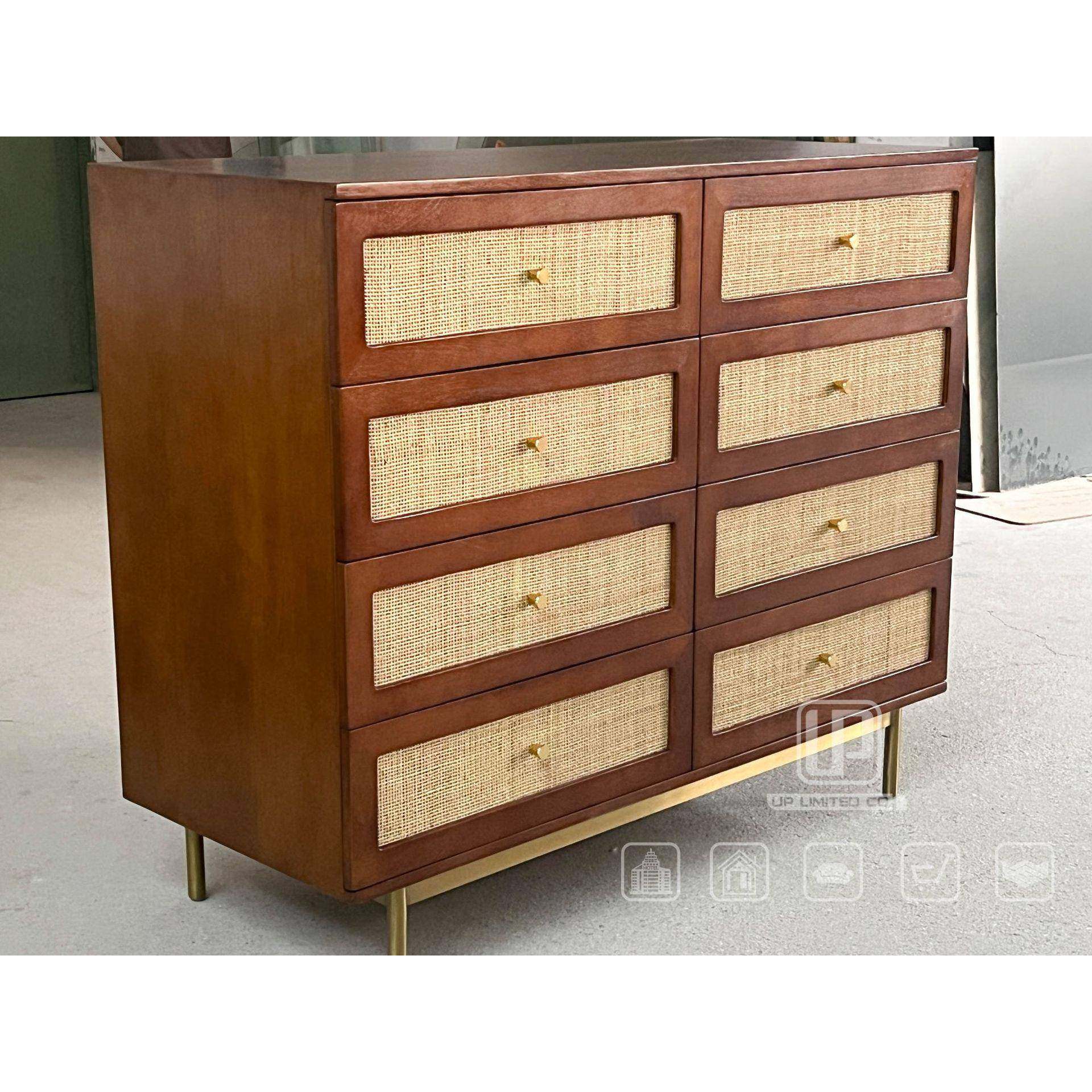 北欧现代实木藤编设计八斗立柜复古卧室实木收纳柜多抽屉式餐边柜,鲜花速递/花卉仿真/绿植园艺,割草机/草坪机,淘宝优惠券,粉丝福利购,淘宝优惠卷