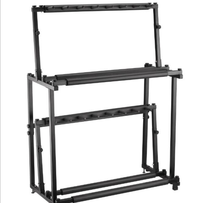 7头双层尤克里里排架多头琴架可调节尤克里里架14把展示陈列架子