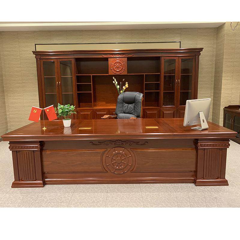 中式办公桌总裁桌经理主管大班台实木皮油漆办公家具老板桌CT3219,鲜花速递/花卉仿真/绿植园艺,割草机/草坪机,淘宝优惠券,粉丝福利购,淘宝优惠卷