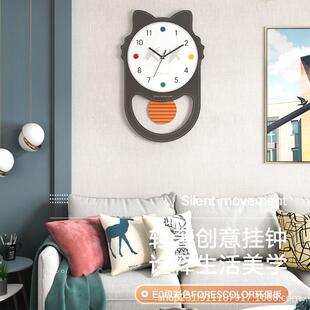 挂钟客厅时尚装饰钟表家用挂墙时钟壁式挂表爆款简约创意