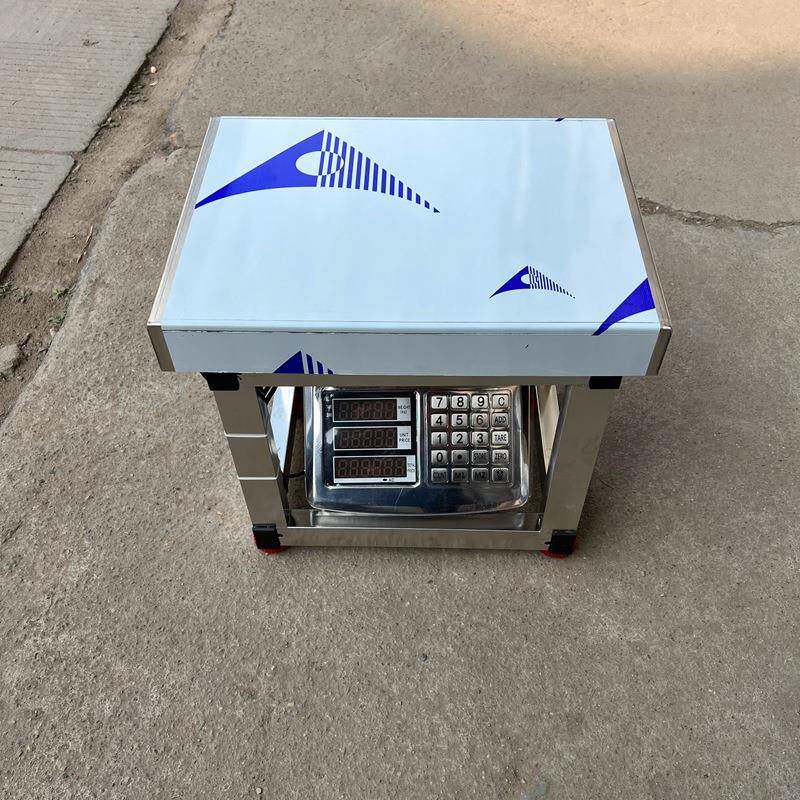 越南热销英文版凳子称150kg不锈钢台秤凳秤电子秤磅秤便携外贸