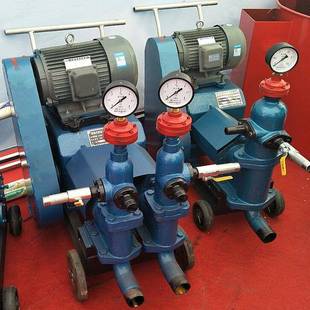 双缸活塞式注浆机隧道地基高压水泥灌浆机压浆机UB6双缸灰浆泵