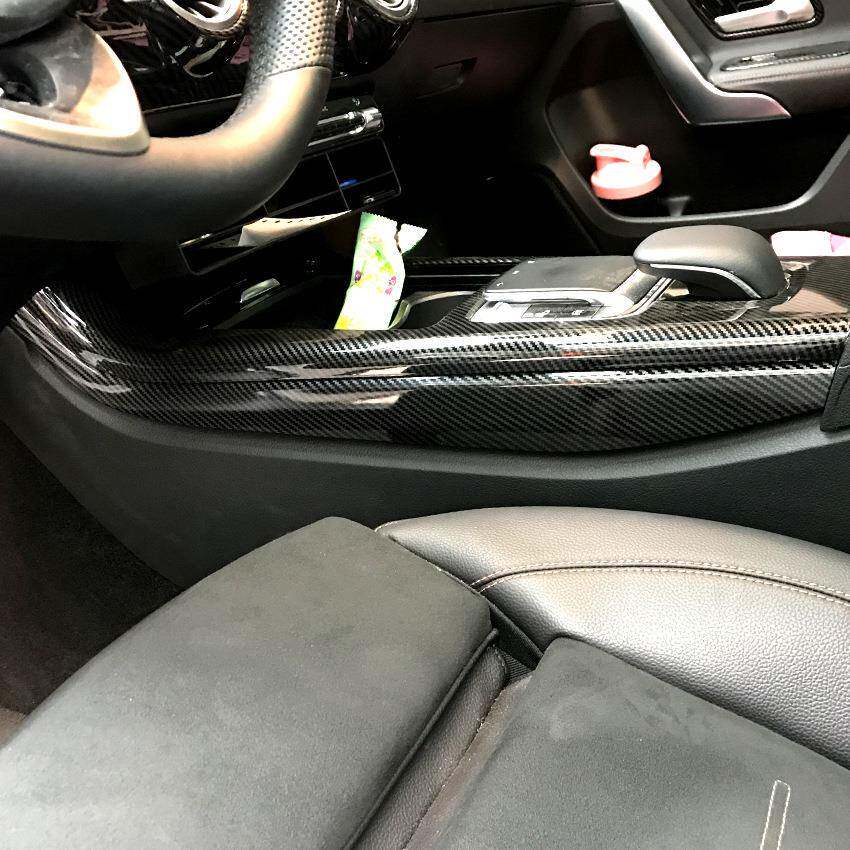 适用奔驰A级CLAW177C118新A级CLA中控面板侧边装饰条内饰改装
