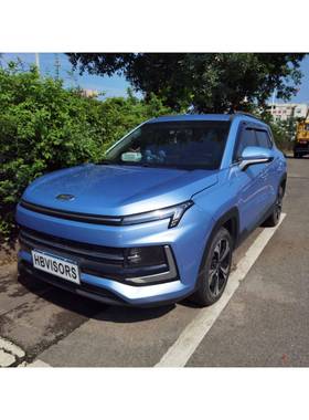 适用于19瑞风S4REFINES42019黑武士晴雨挡雨眉装饰改装遮雨档