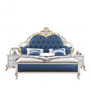 婚床輕奢公主床全實木雙人床主臥歐式 1.8米北歐現代簡約 現貨