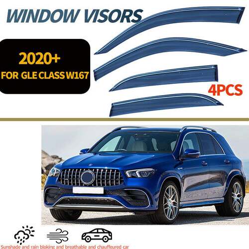 适用奔驰GLE车窗晴雨挡遮阳板2019+BenzGLE-ClassWindowvisor