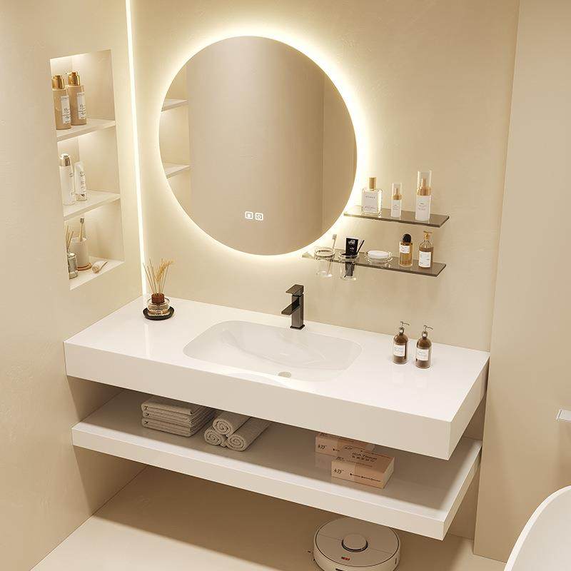 简约浴室柜组合岩板陶瓷无缝一体盆洗漱台卫生间洗脸洗手池柜套装,电子/电工,接线端子,淘宝优惠券,粉丝福利购,淘宝优惠卷